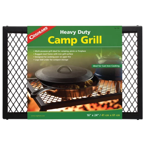 Coghlans – Heavy Duty Foldable Grill – Réchaud à Combustible Sec livraison la plus rapide 3