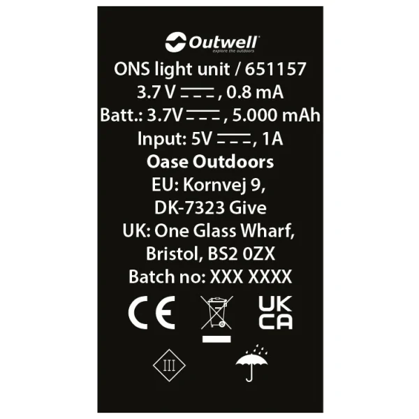 Outwell – ONS Light Unit Set – Lampe à LED destockage 7